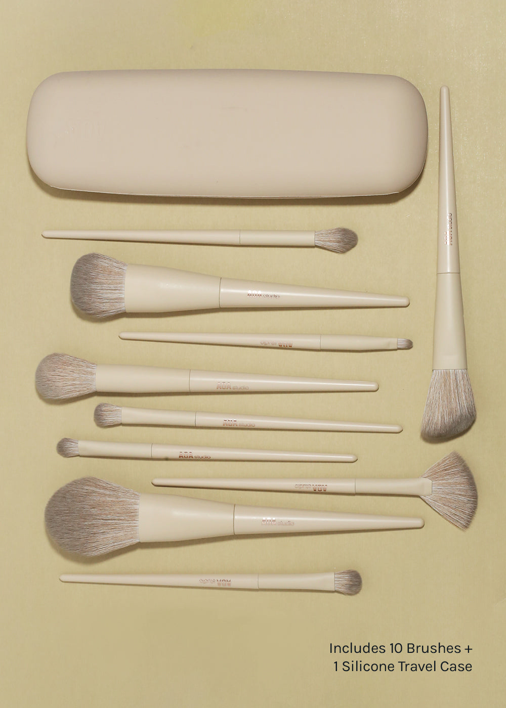 AOA Hero Brush Set + Silicone Travel Case