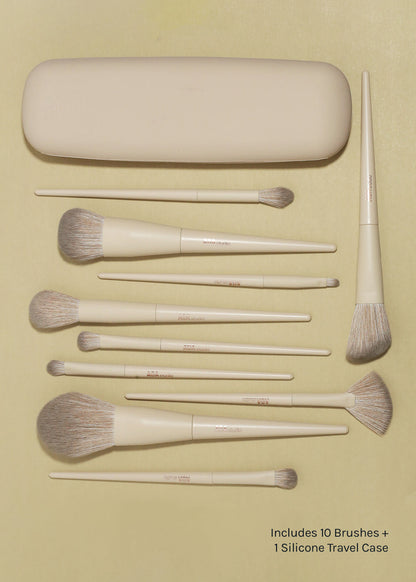 AOA Hero Brush Set + Silicone Travel Case