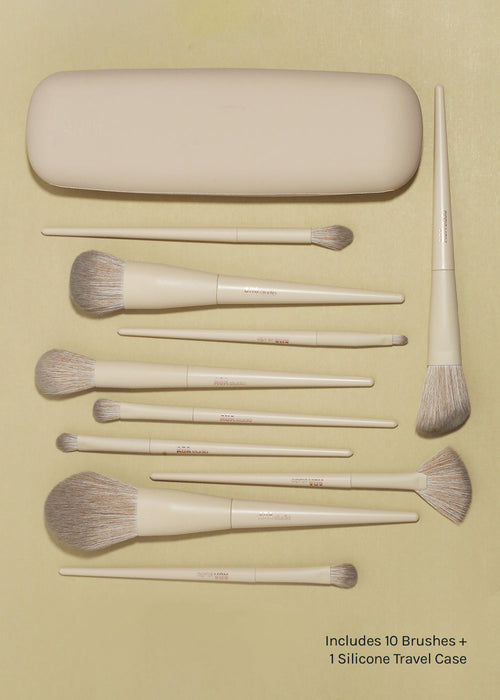 AOA Hero Brush Set + Silicone Travel Case