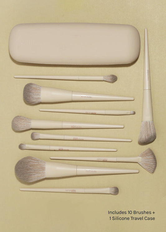 AOA Hero Brush Set + Silicone Travel Case