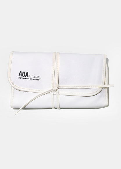 AOA Studio 10-Piece Sculpting Brush Set + Brush Roll
